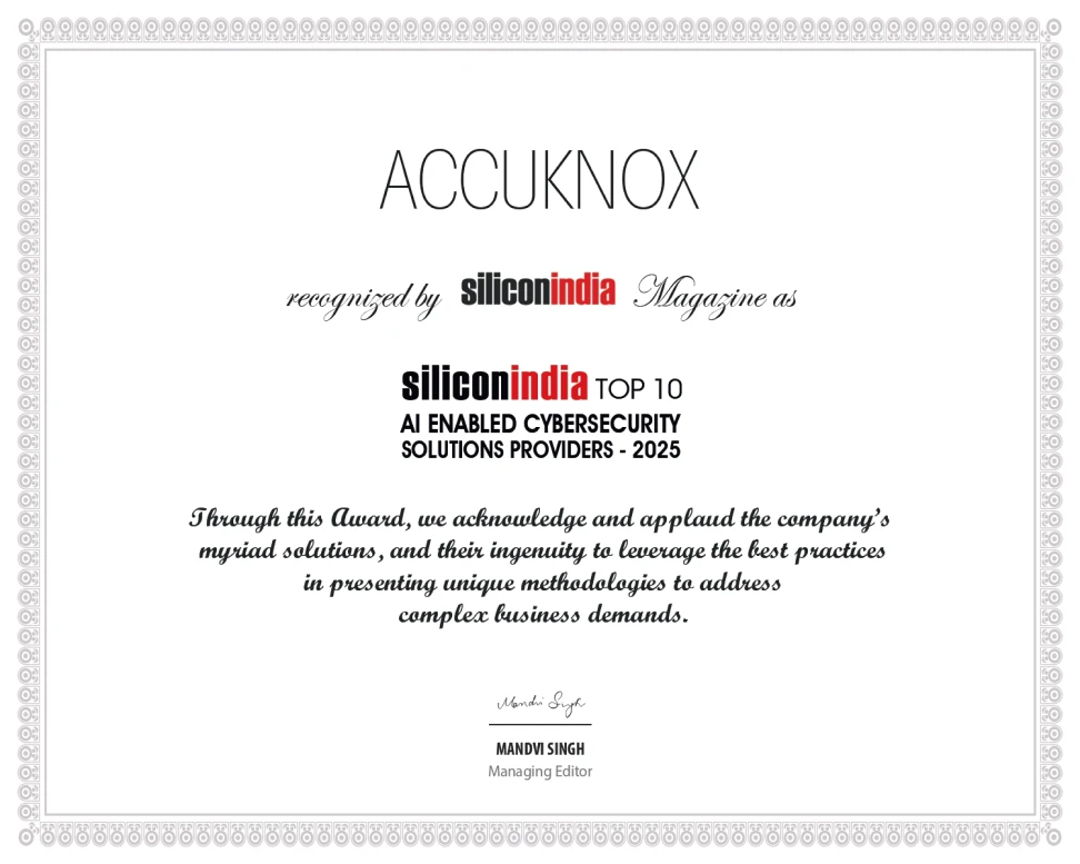 silicon india certificate